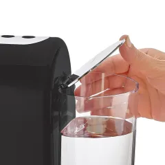 Korkmaz Kahvekolik Aqua Siyah/Krom Otomatik Kahve Makinesi A862-01