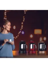 Korkmaz Kahvekolik Turkuaz Otomatik Kahve Makinesi