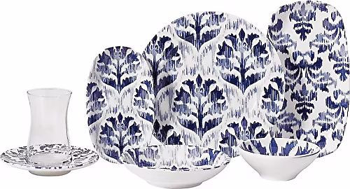 Korkmaz Korkmaz A8742 Doğa Collection 26 Parça 6 Kişilik Kahvaltı Takımı