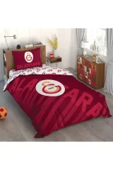 Taç Galatasaray Kırmızı Logo Tek Kişilik Lisanslı Nevresim Takımı