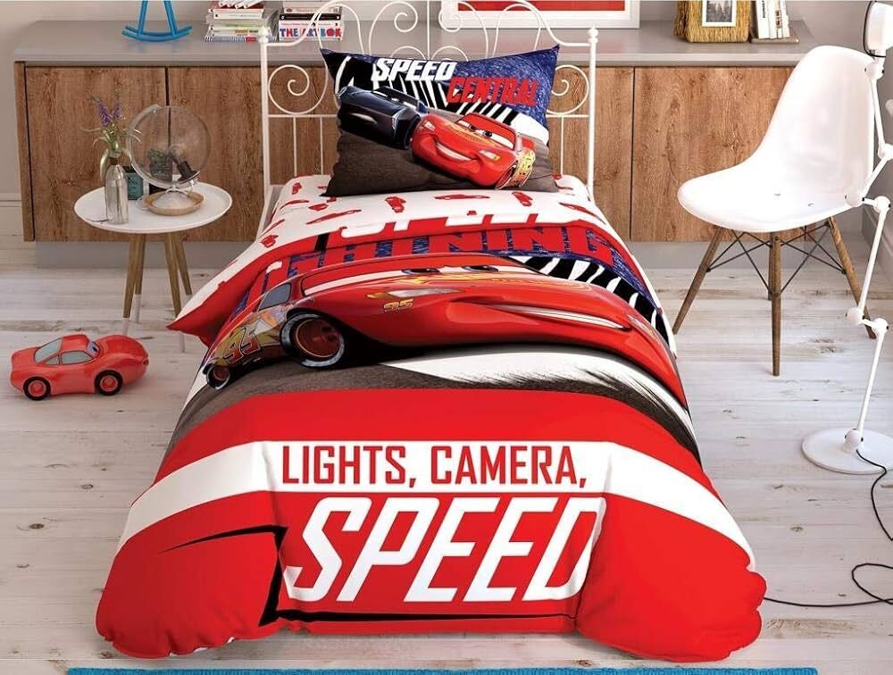 Taç Disney Cars Spectator Pamuk Lisanslı Nevresim Takımı