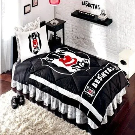 Taç Tek Kişilik Beşiktaş Lisanslı Uyku Seti