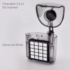 KORKMAZ Elektrikli Süpürge